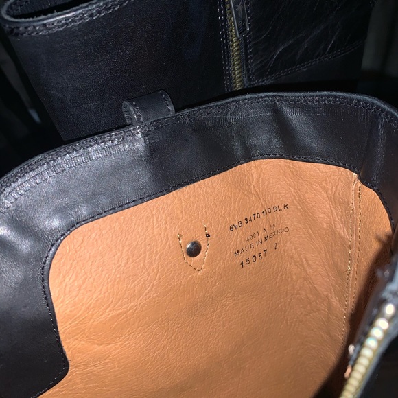 Black Frye boots size 7 - Picture 4 of 5